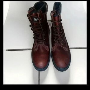 Made In Canada Brown Leather‎ Isolant Thinsulate Insulation Work Boots Size 8.5D